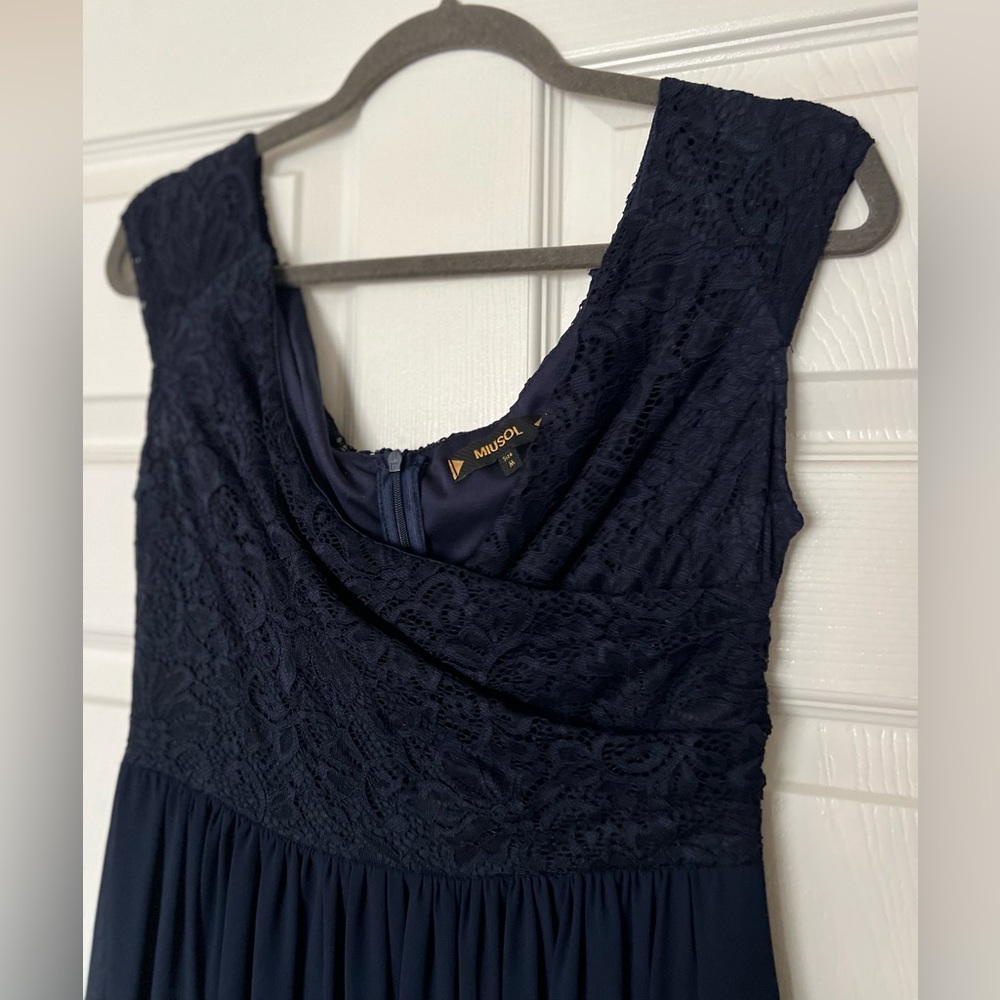 Dark navy bridesmaid/formal dress